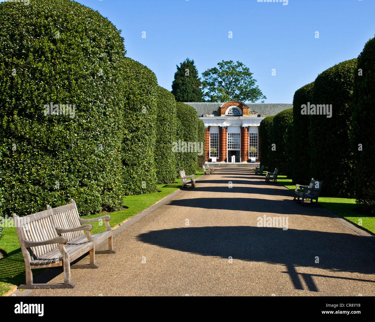 Grade 1 listed Orangery by Sir Christopher Wren in Kensington Gardens London England Europe Stock Photo