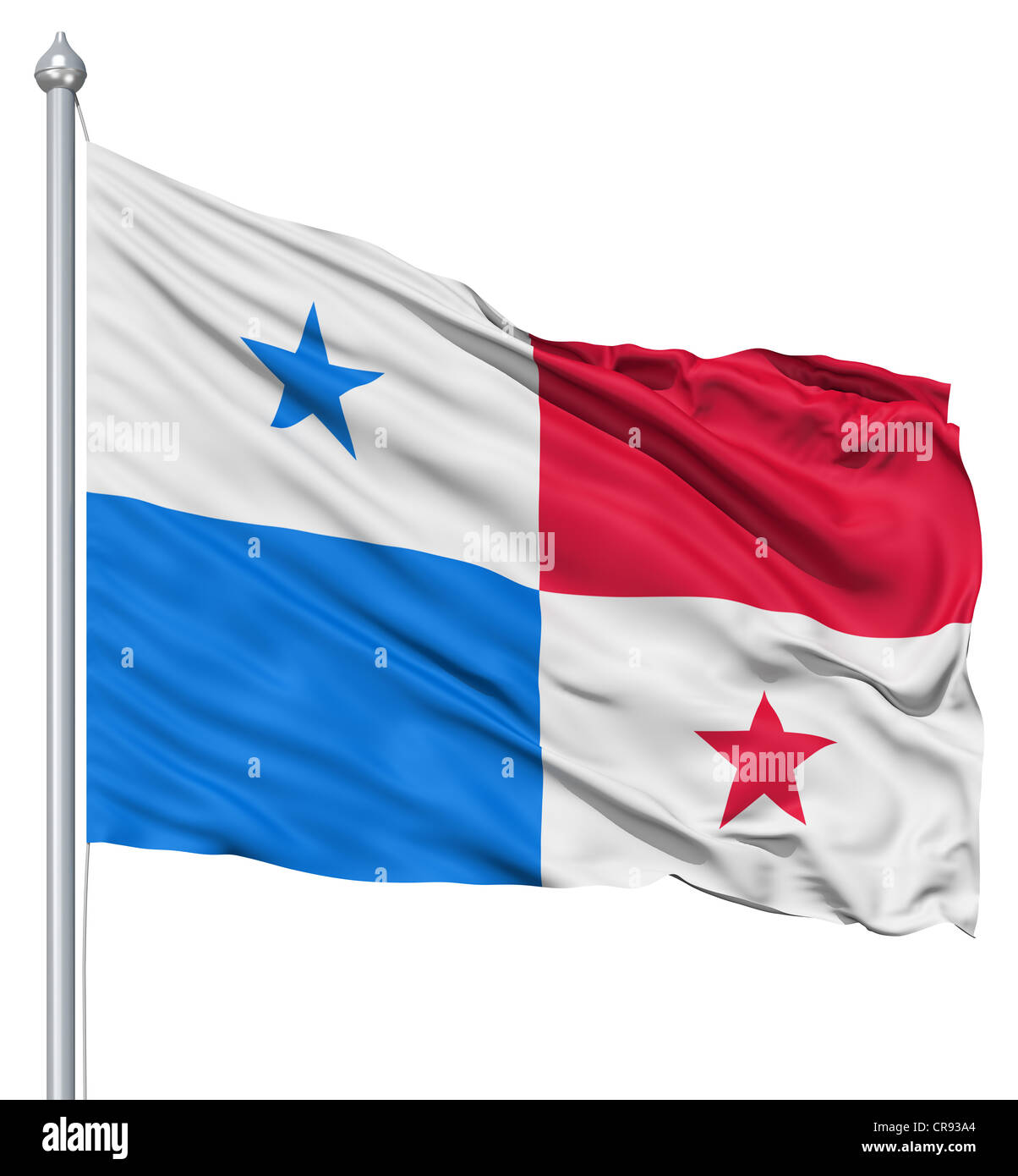 белый флаг с синим квадратом