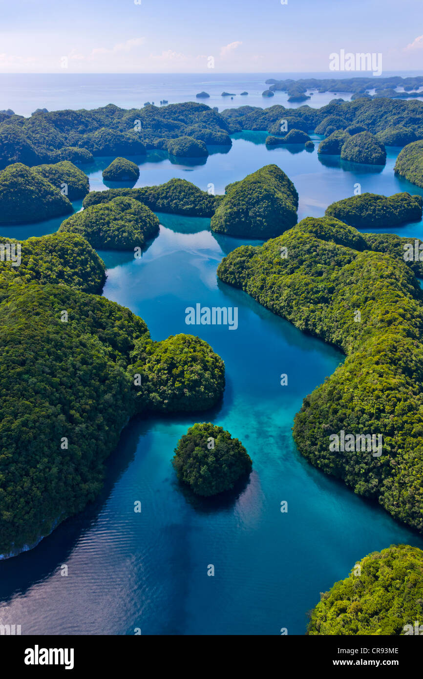 Rock Islands, Palau Stock Photo