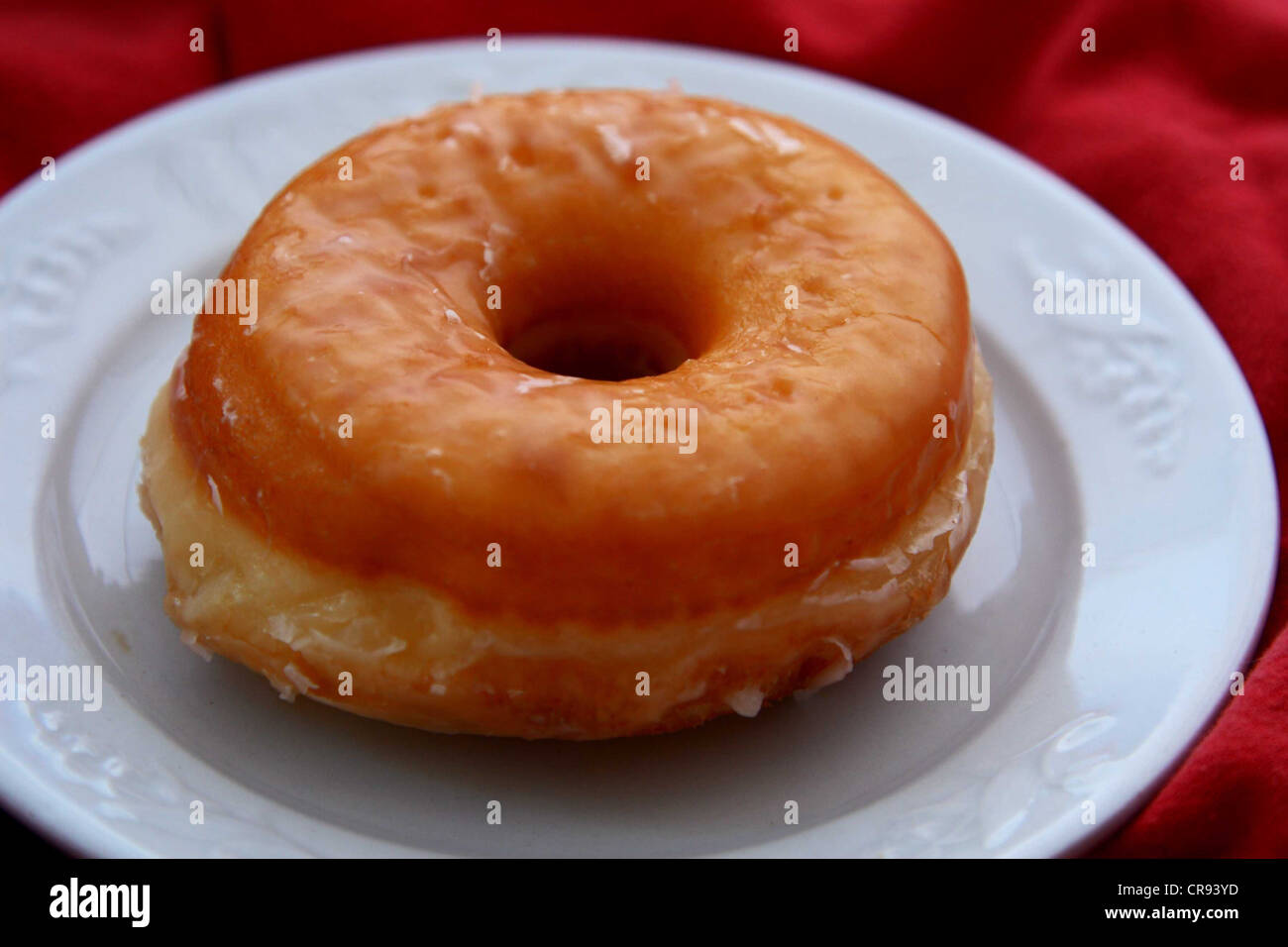 Glazed Donut Stock Photo