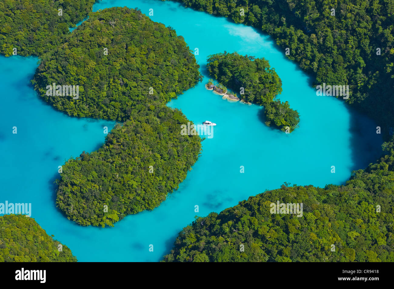 Rock Islands, Palau Stock Photo