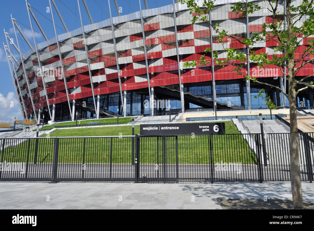Entrance to the stadium Stock Photo Alamy