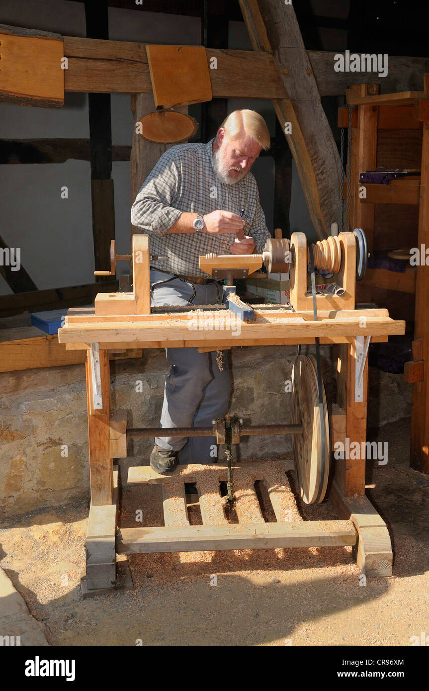 Foot powered lathe hi res stock photography and images Alamy