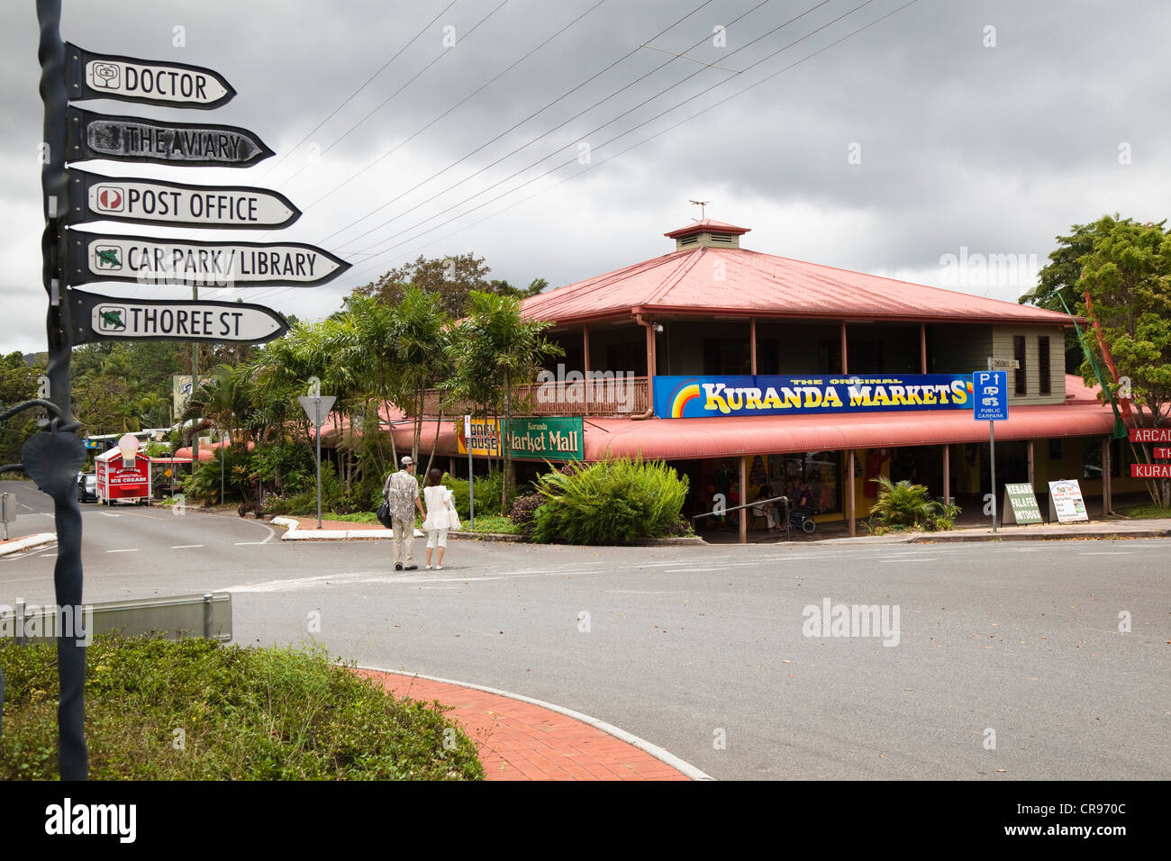 Kuranda Market, Kuranda, North Queensland, Australia Stock Photo Alamy