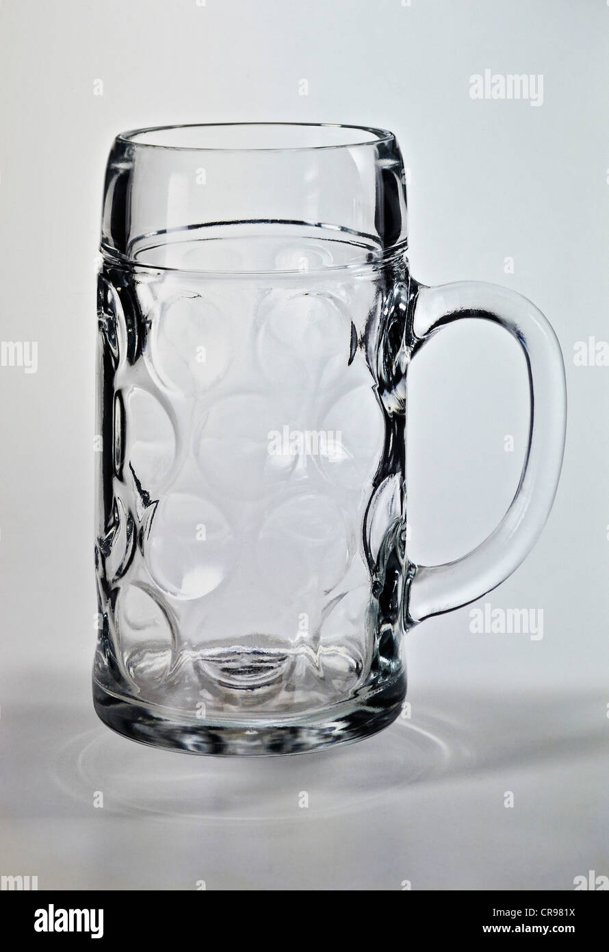 Empty beer stein, a Bavarian mass Stock Photo Alamy