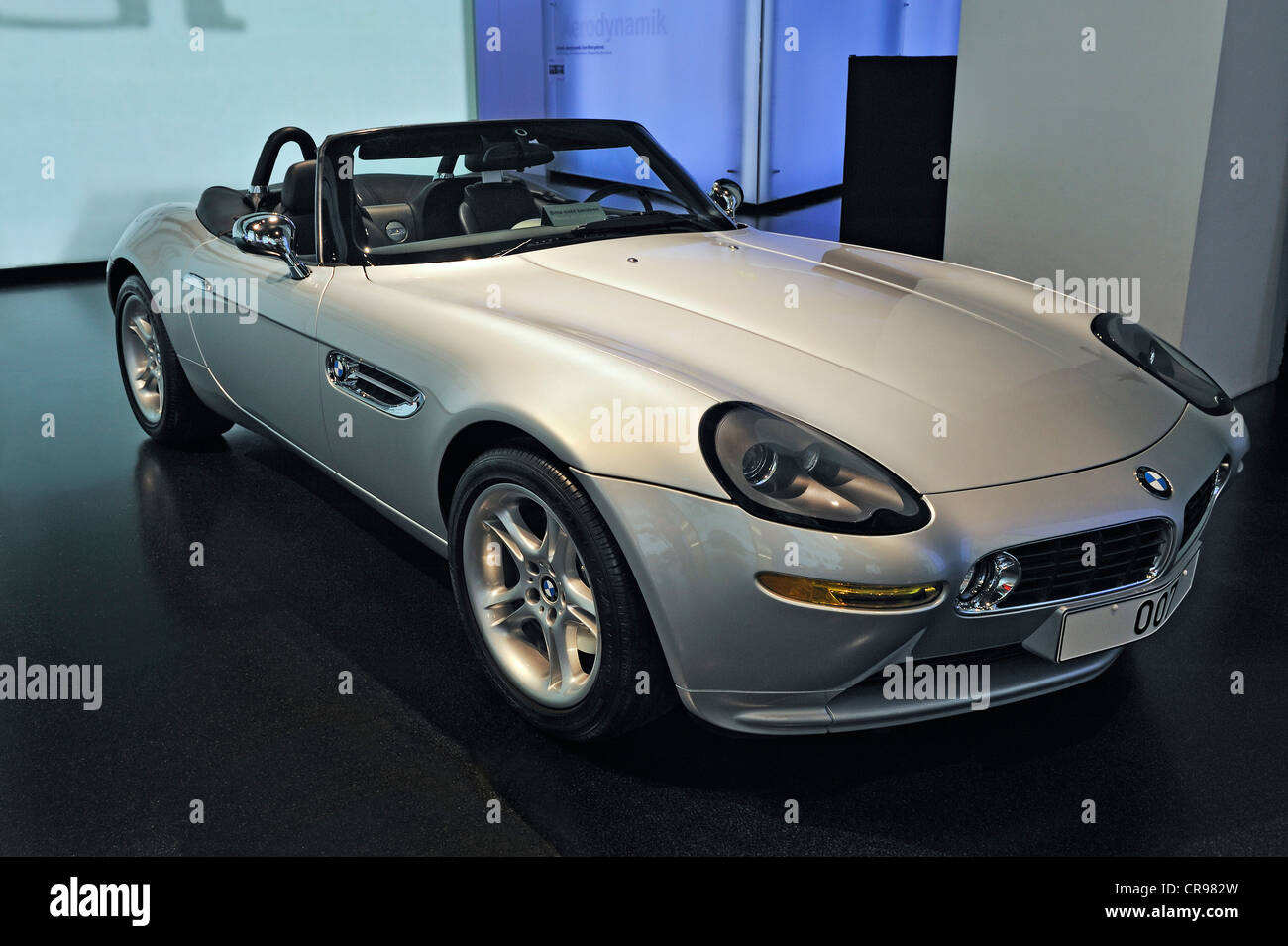 BMW Z-8, James Bond 007, BMW Museum, Munich, Bavaria, Germany, Europe Stock Photo