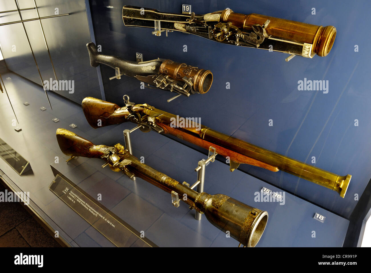 Flintlock rifles from 1700, Bavarian National Museum