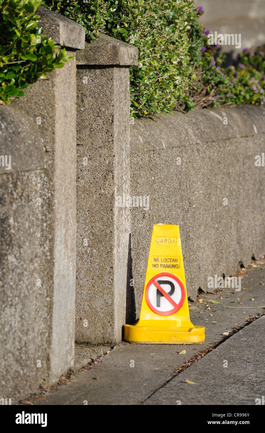 Traffic cone, Dublin, Ireland Stock Photo Alamy