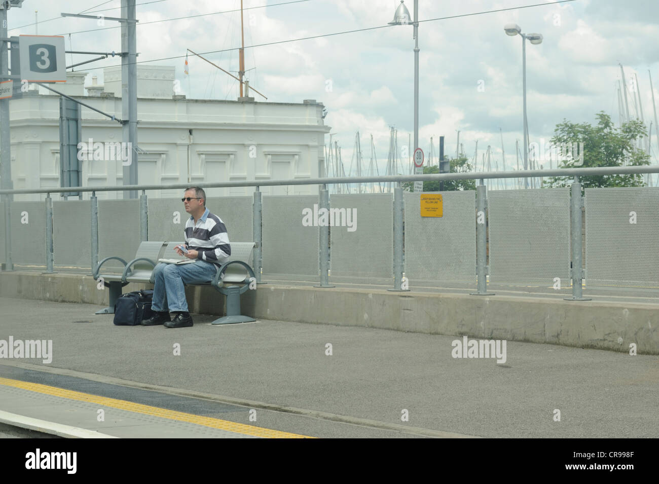 Dun Laoghaire DART station, Dublin, UK Stock Photo Alamy