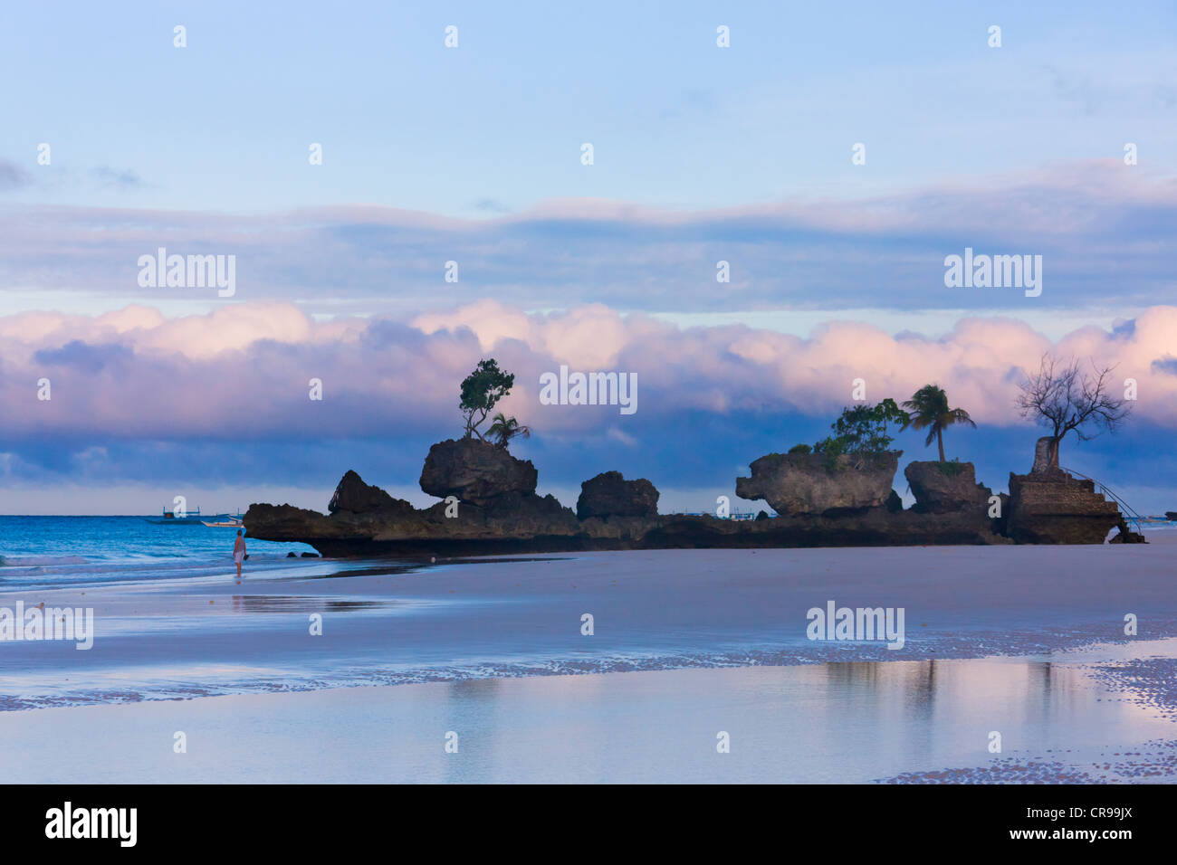 Beach on Boracay Island, Boracay Island, Aklan Province, Philippines ...