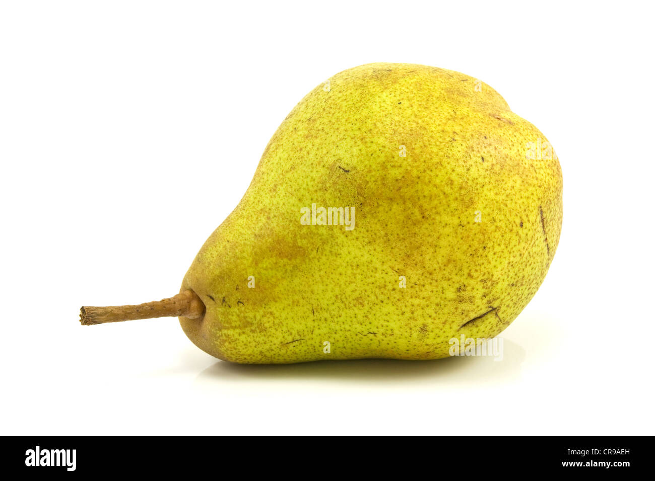 fresh green pear isolated on white background Stock Photo - Alamy