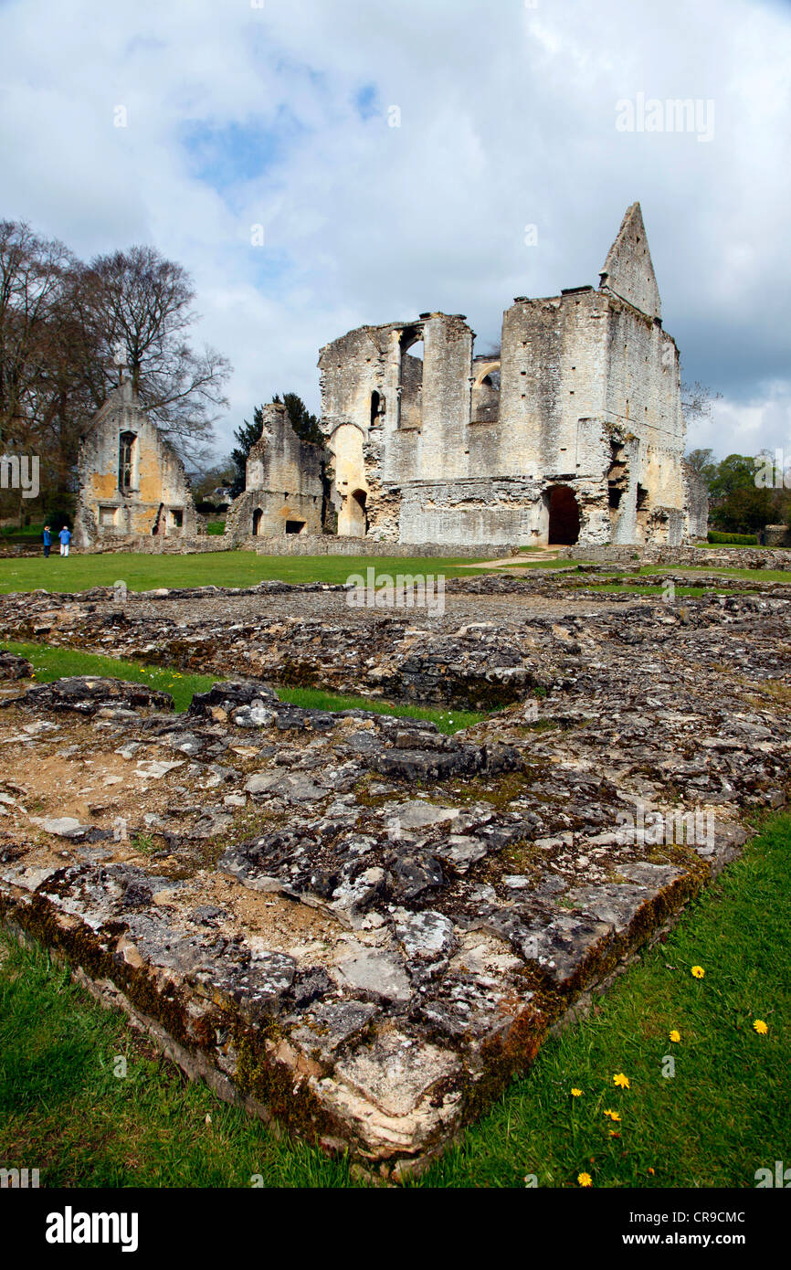 Minster Lovell hall, former estate, now a historical ruin. Minster Lovell, Oxfordshire, UK