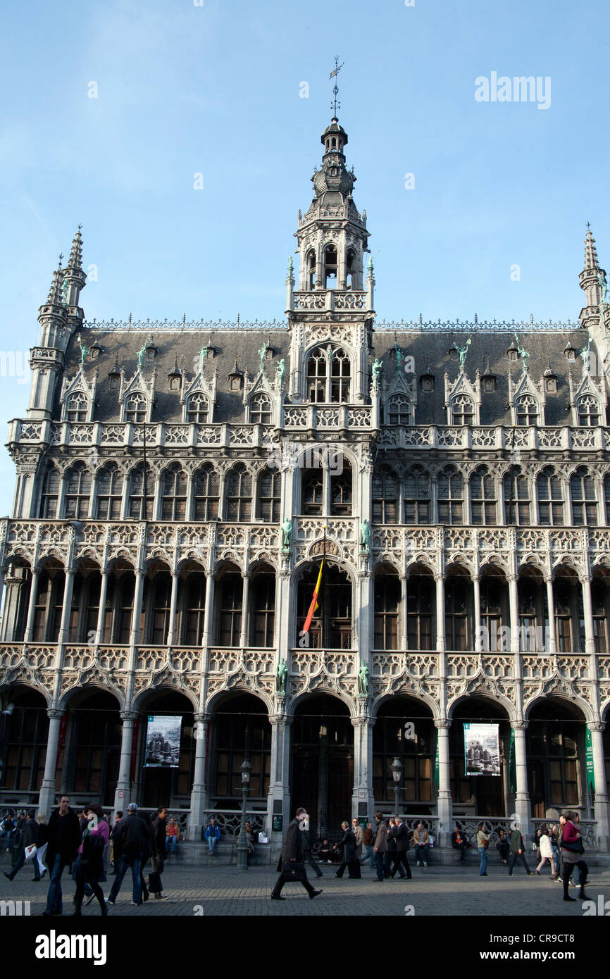 Musee de la Ville - King's House  - Grand Place or Grote Markt Brussels Belgium Stock Photo