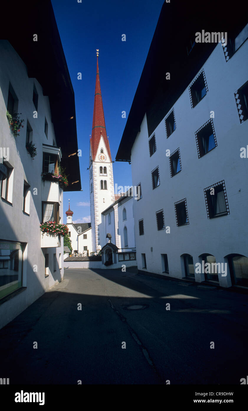 Austria, Tirol, the beautiful village of Axams. Stock Photo
