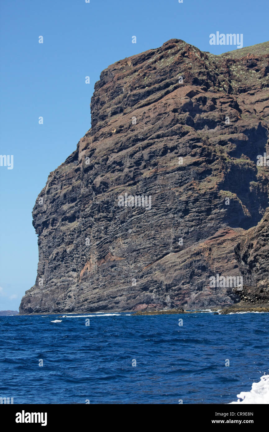 Die höchste Steilküste Europas Los Gigantos Stock Photo