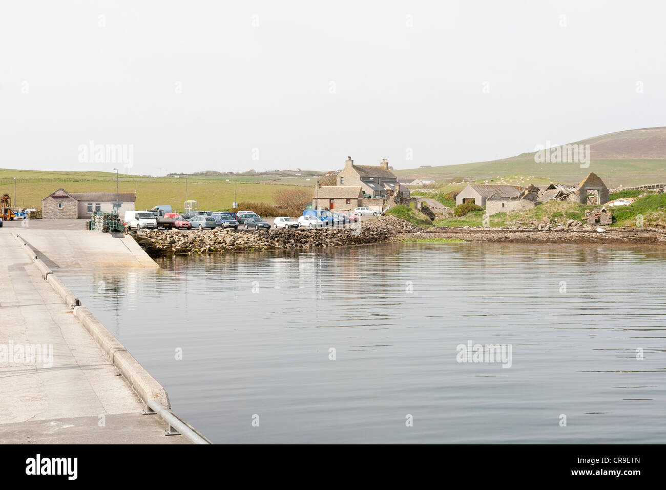 Tingwall Harbour - Orkney Isles, Scotland Stock Photo
