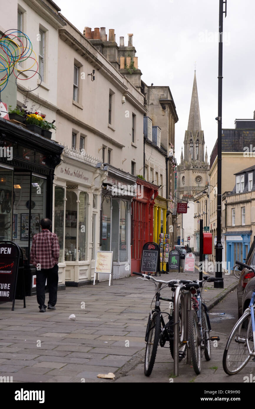 Walcot street Bath Somerset england Stock Photo Alamy