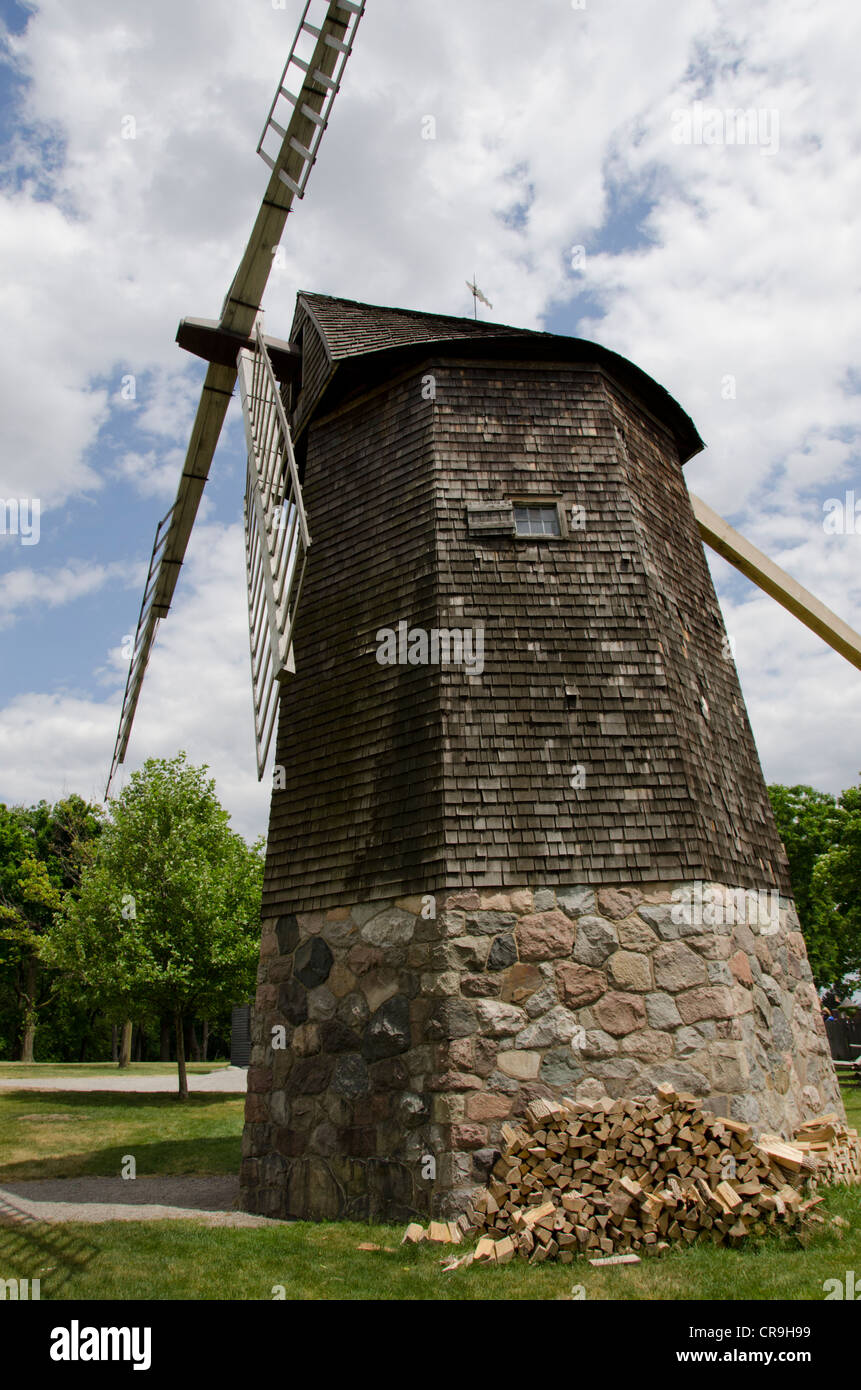 Michigan, Wyandotte, Greenfield Village. Historic Farris Windmill, said