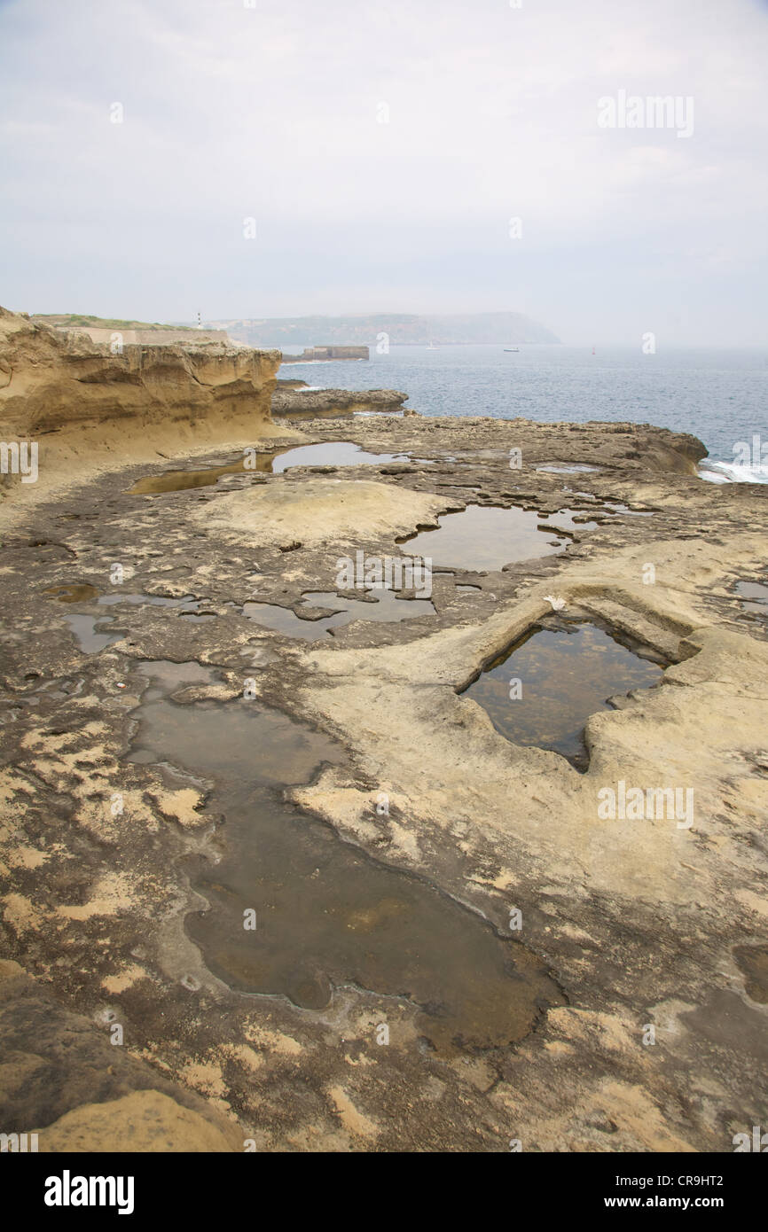 rock seaside at Menorca island in Spain Stock Photo - Alamy