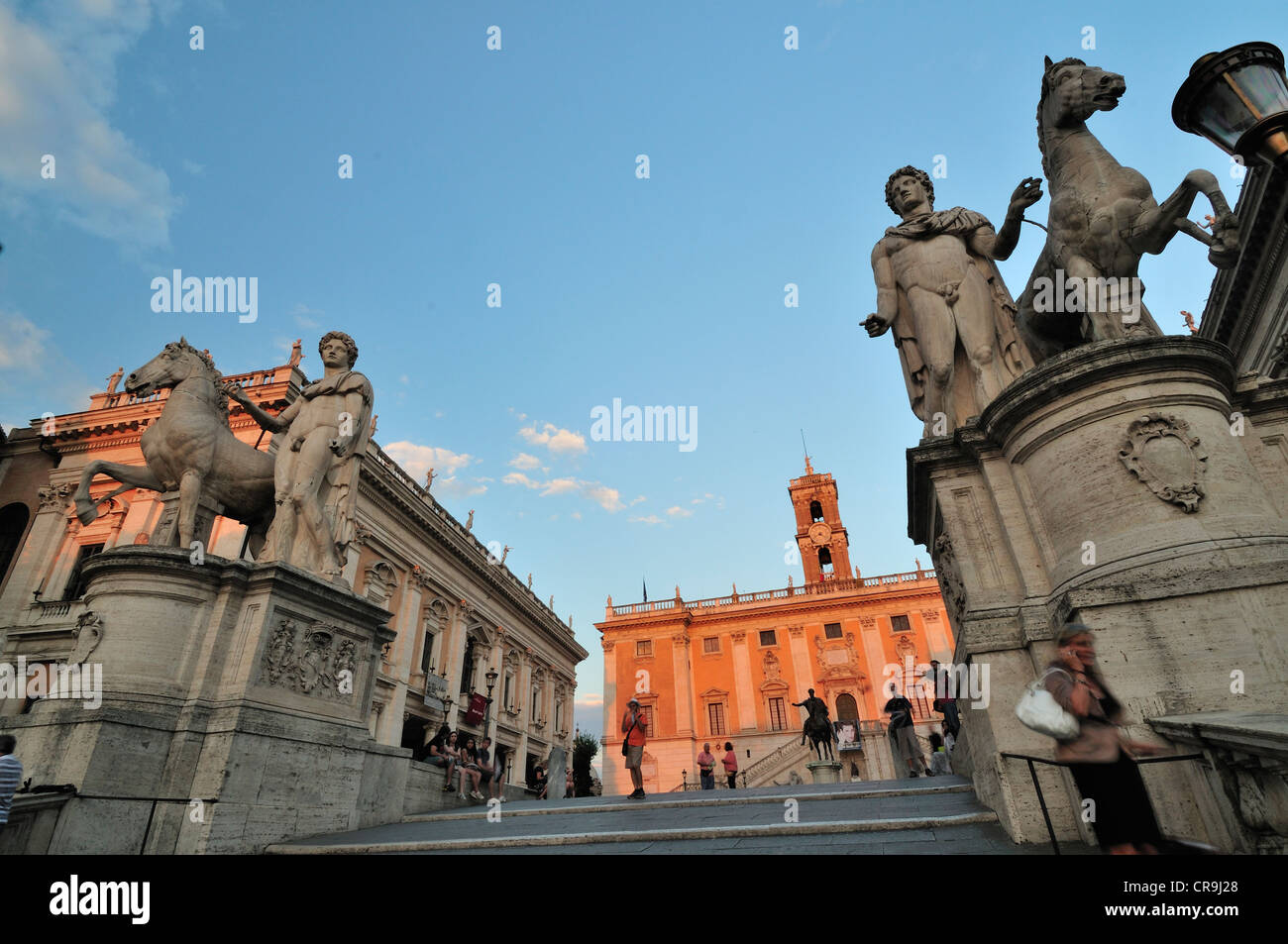 Campidoglio Square, Rome, Lazio, Italy Stock Photo