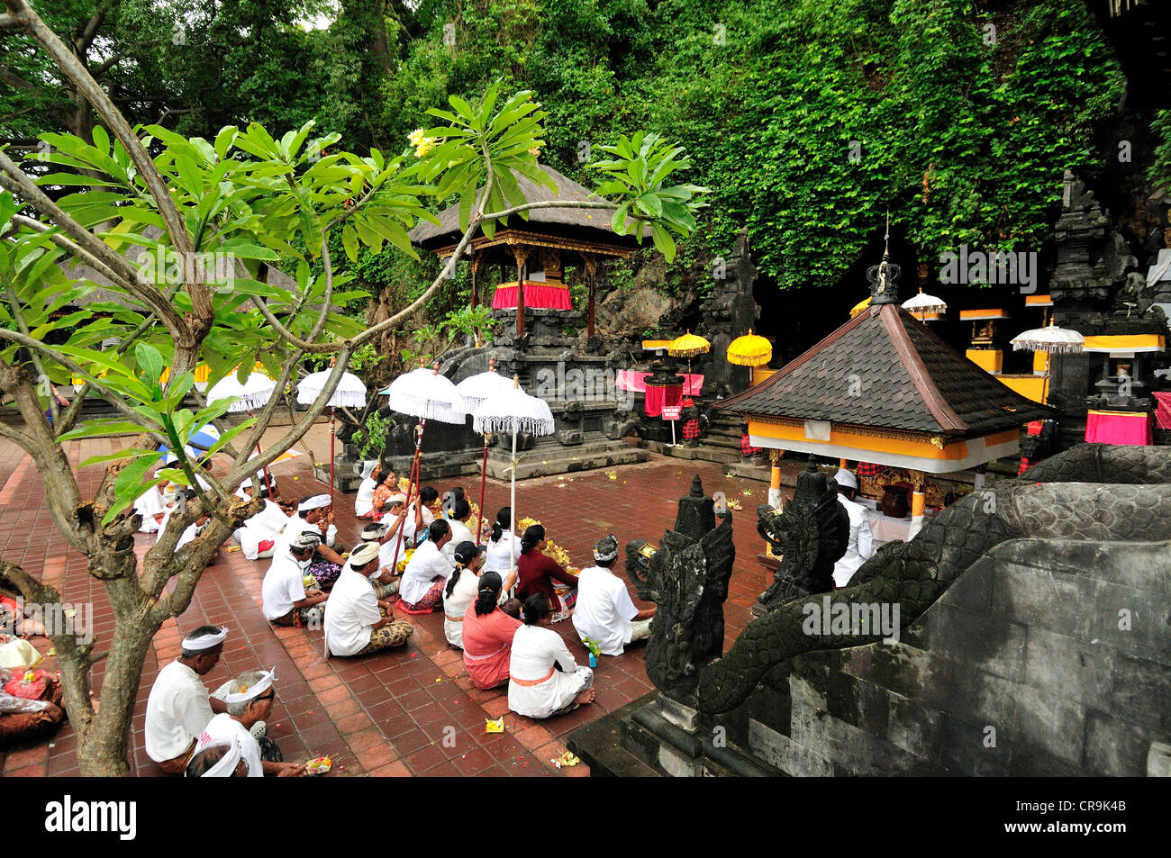 Goa Lawah Temple, the bat cave temple, Bali, Indonesia, Asia Stock Photo