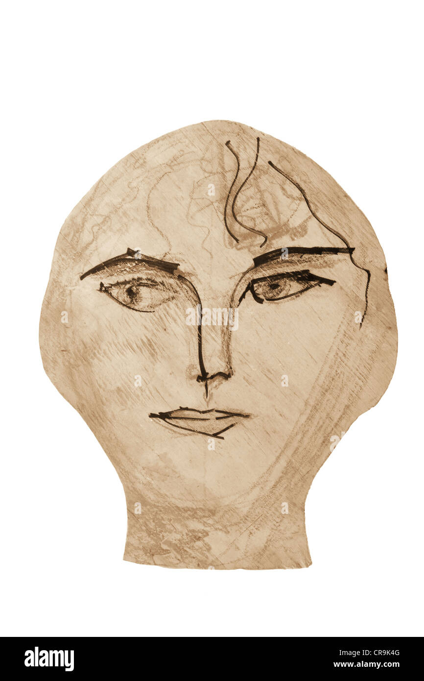 Wooden Mannequin Head Stock Photo Alamy