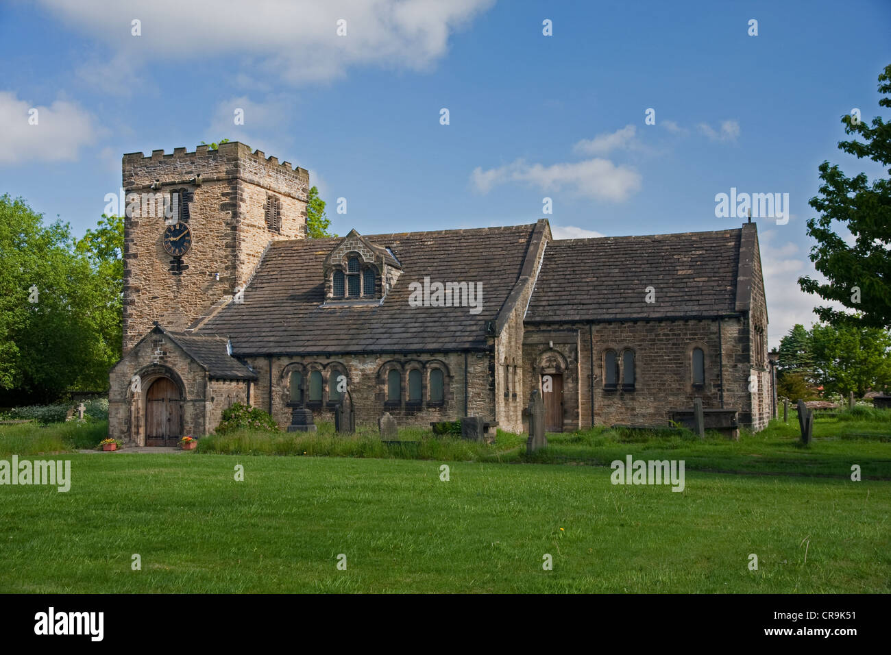 St Peter's Church, Hartshead Stock Photo - Alamy