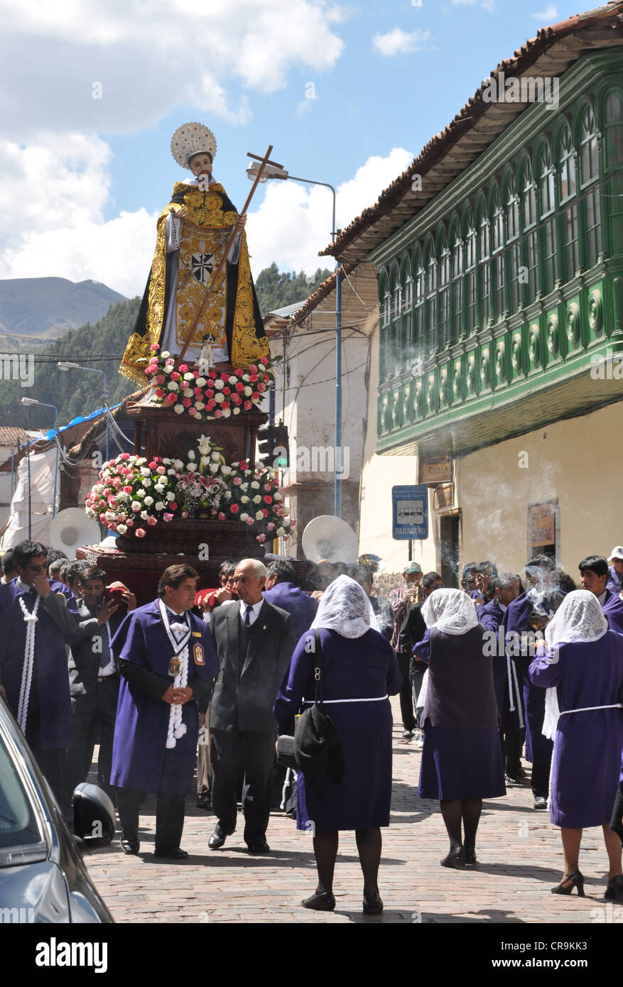 Cusco's Fiesta de la Virgen del Rosario celebration/procession Cusco