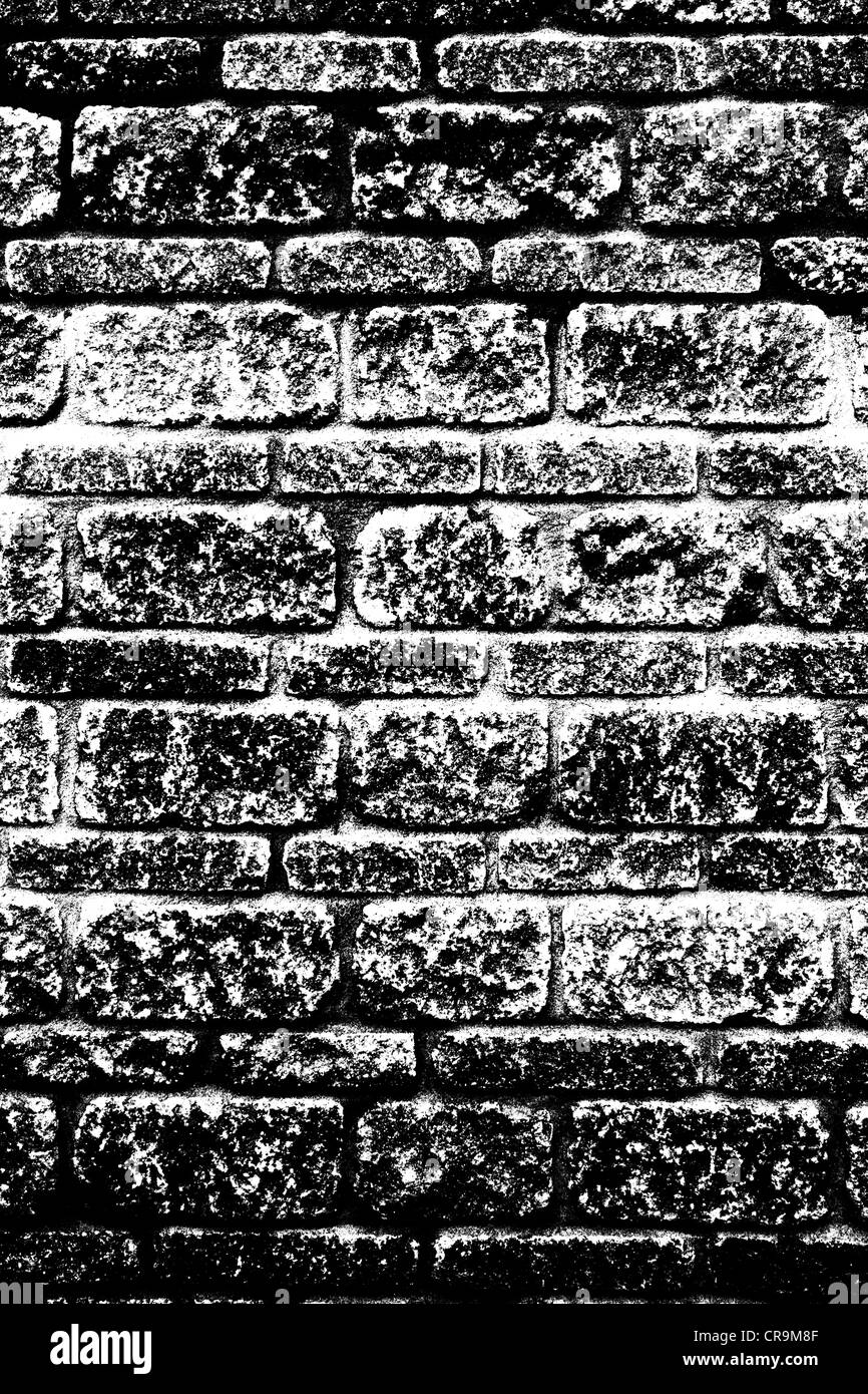 Old brick wall detail Black and White Stock Photos & Images - Alamy