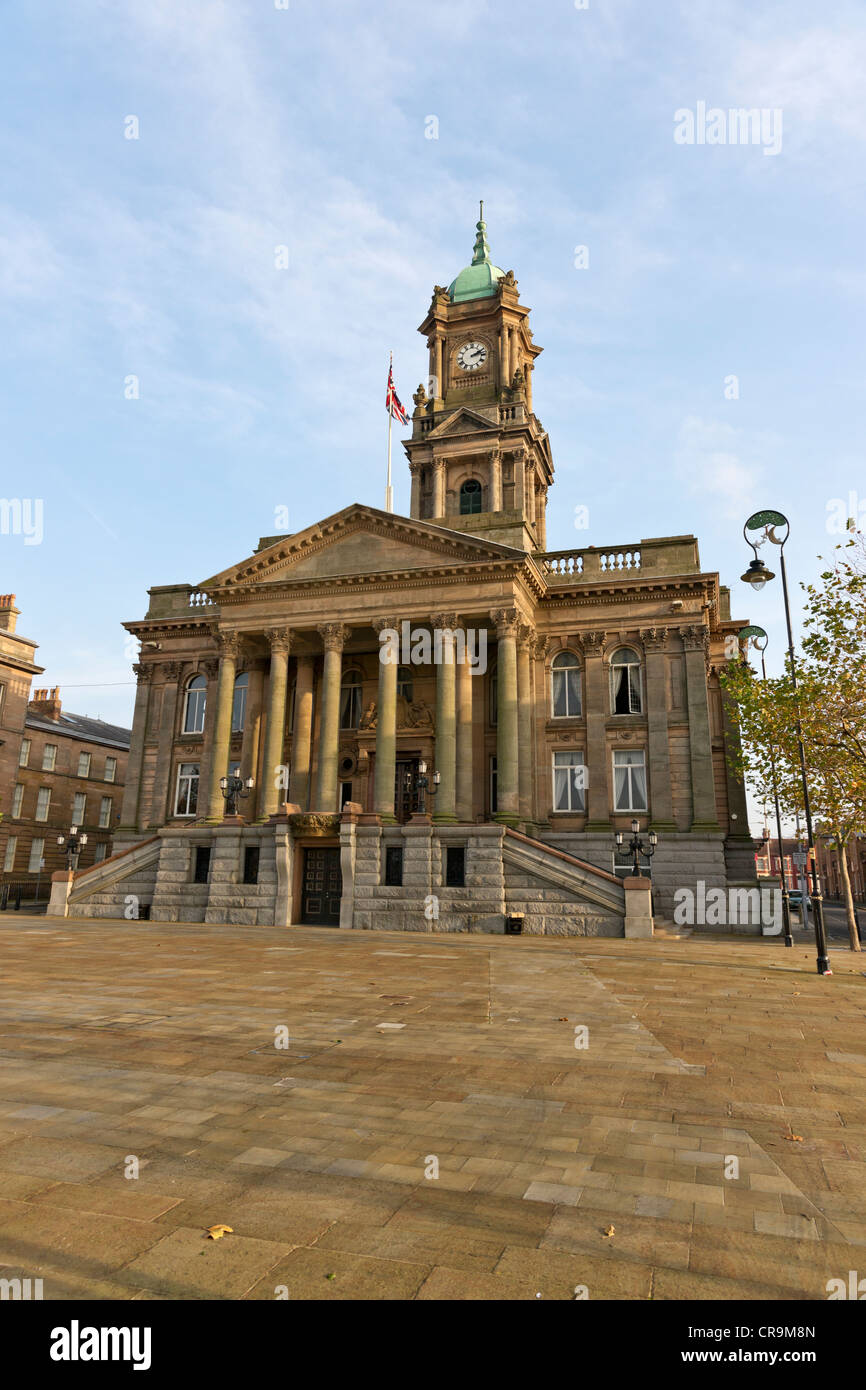 Hamilton Square in Birkenhead, Wirral, England is a town square