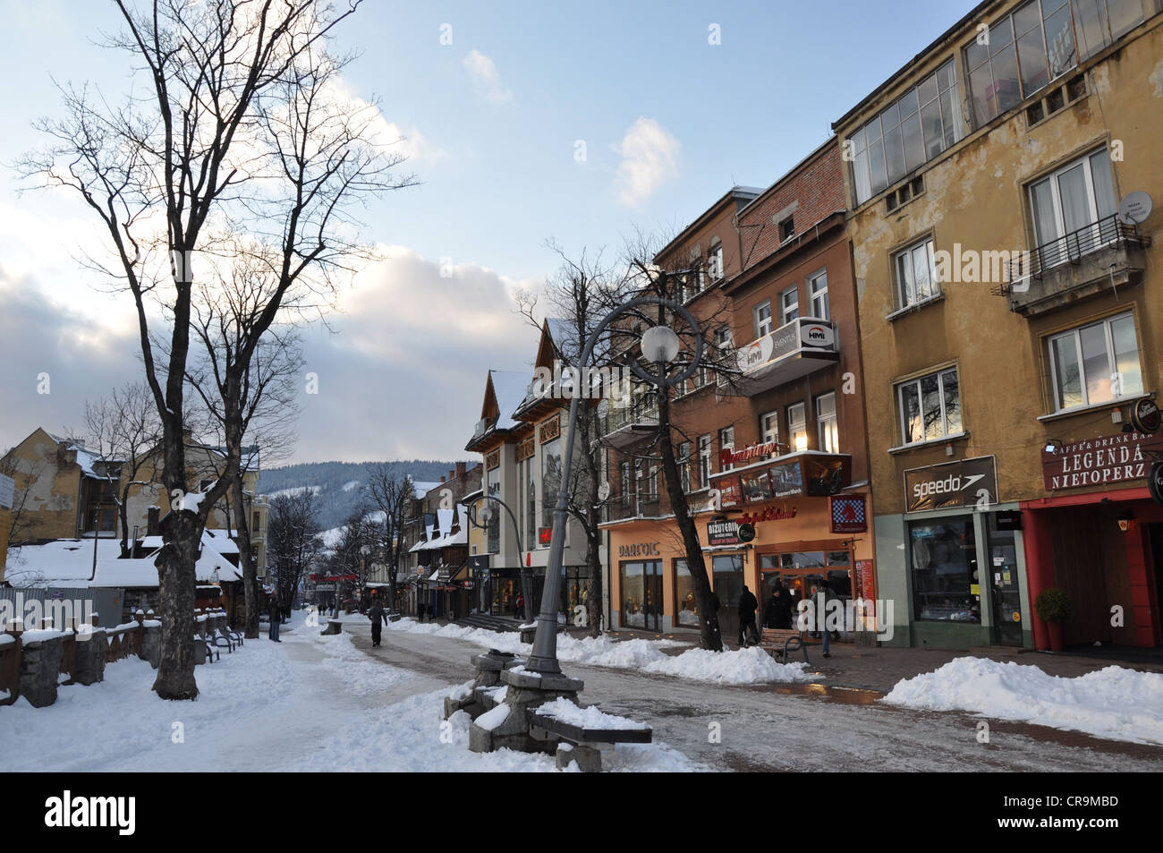 Zakopane - the town centre Stock Photo