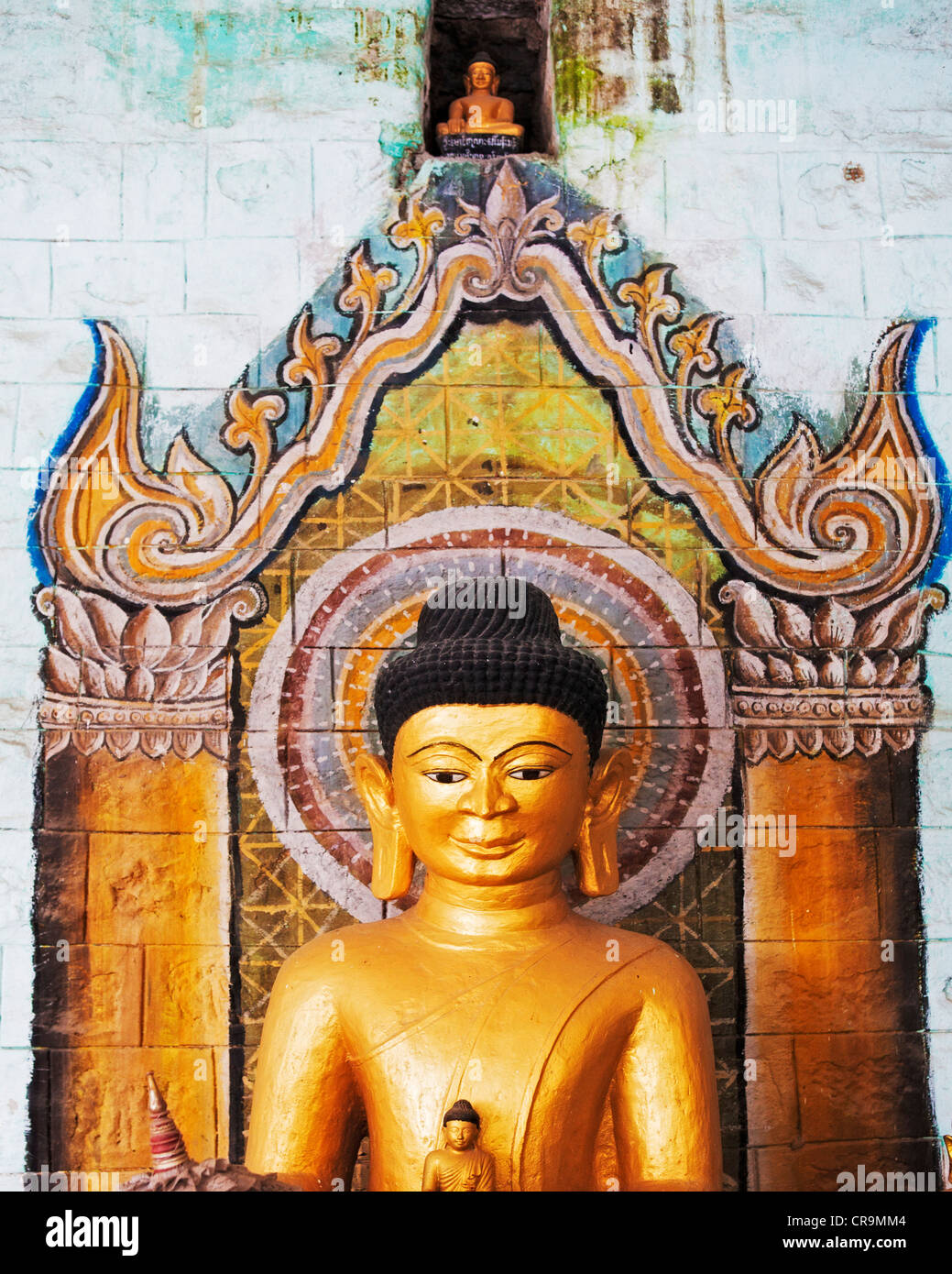 buddha mrauk u Stock Photo
