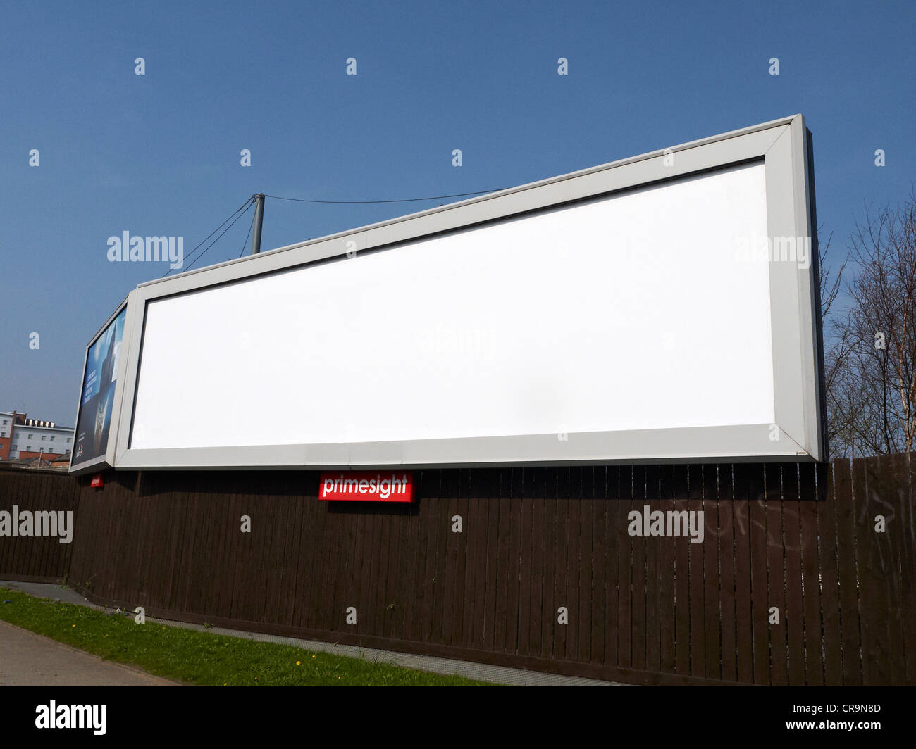 Blank billboard to fill in your own text or message Stock Photo