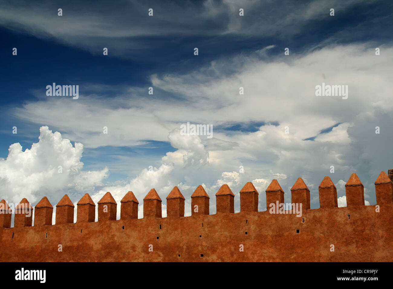 Rabat city walls, Morocco Stock Photo