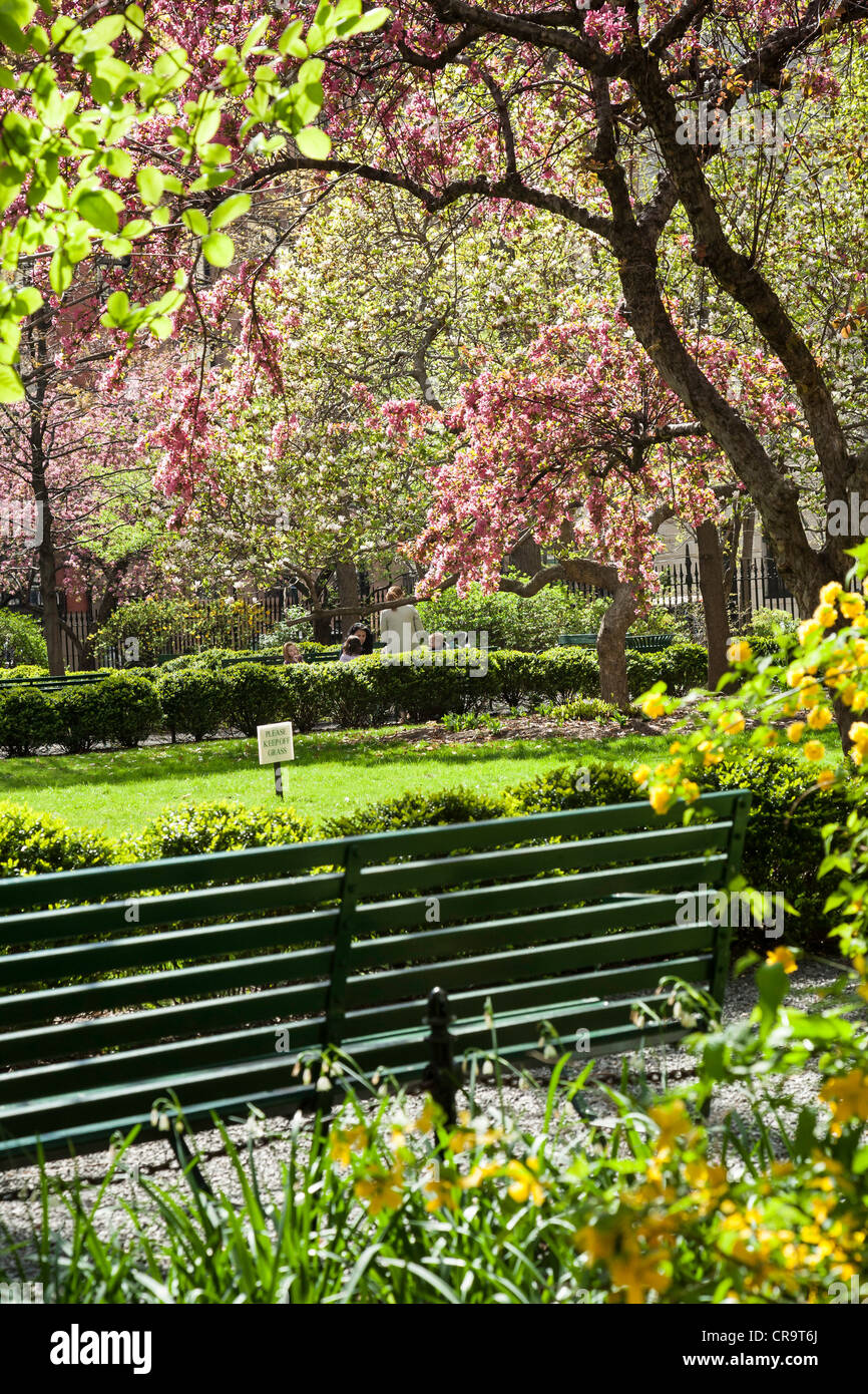 Gramercy Park, NYC Stock Photo