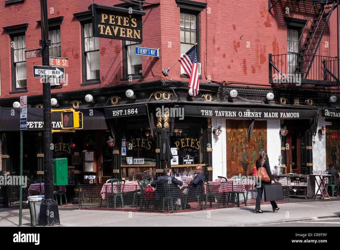 Pete's Tavern, Gramercy Park, Irving Place NYC Stock Photo Alamy