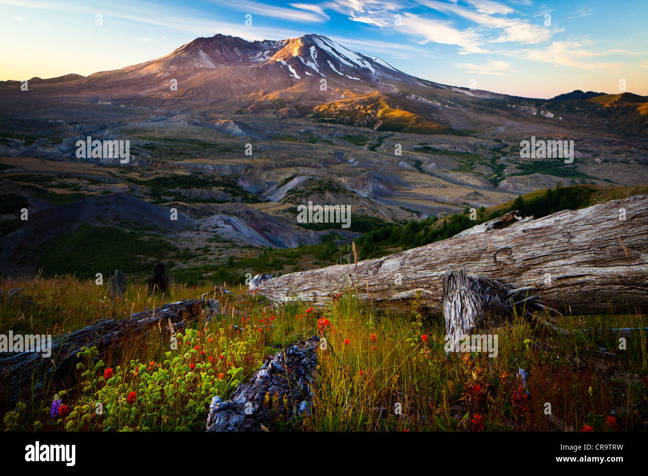 Mount St. Helens National Volcanic Monument Stock Photo