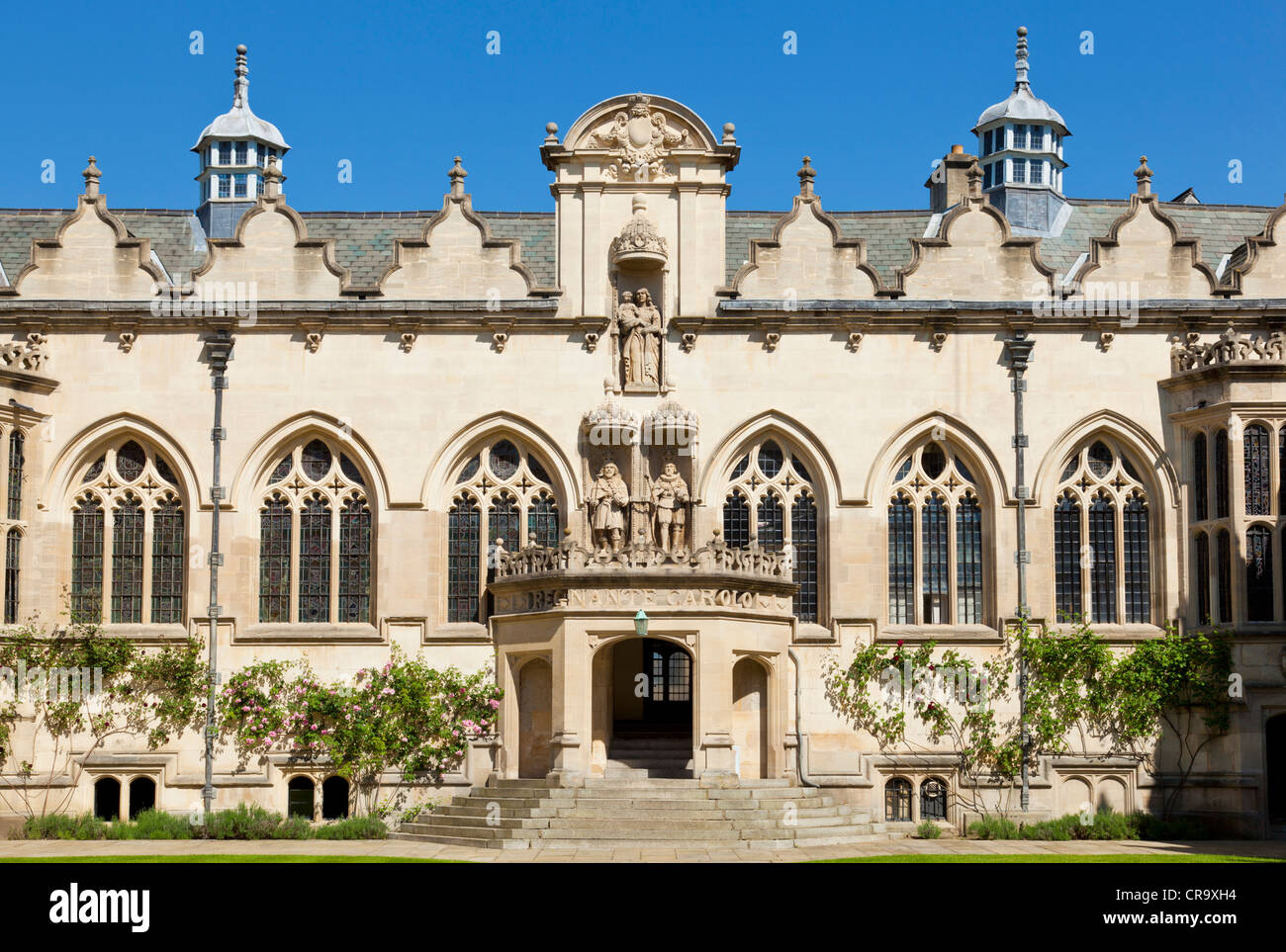 Front Quad Oriel College Oxford University Oxfordshire England UK GB EU Europe Stock Photo