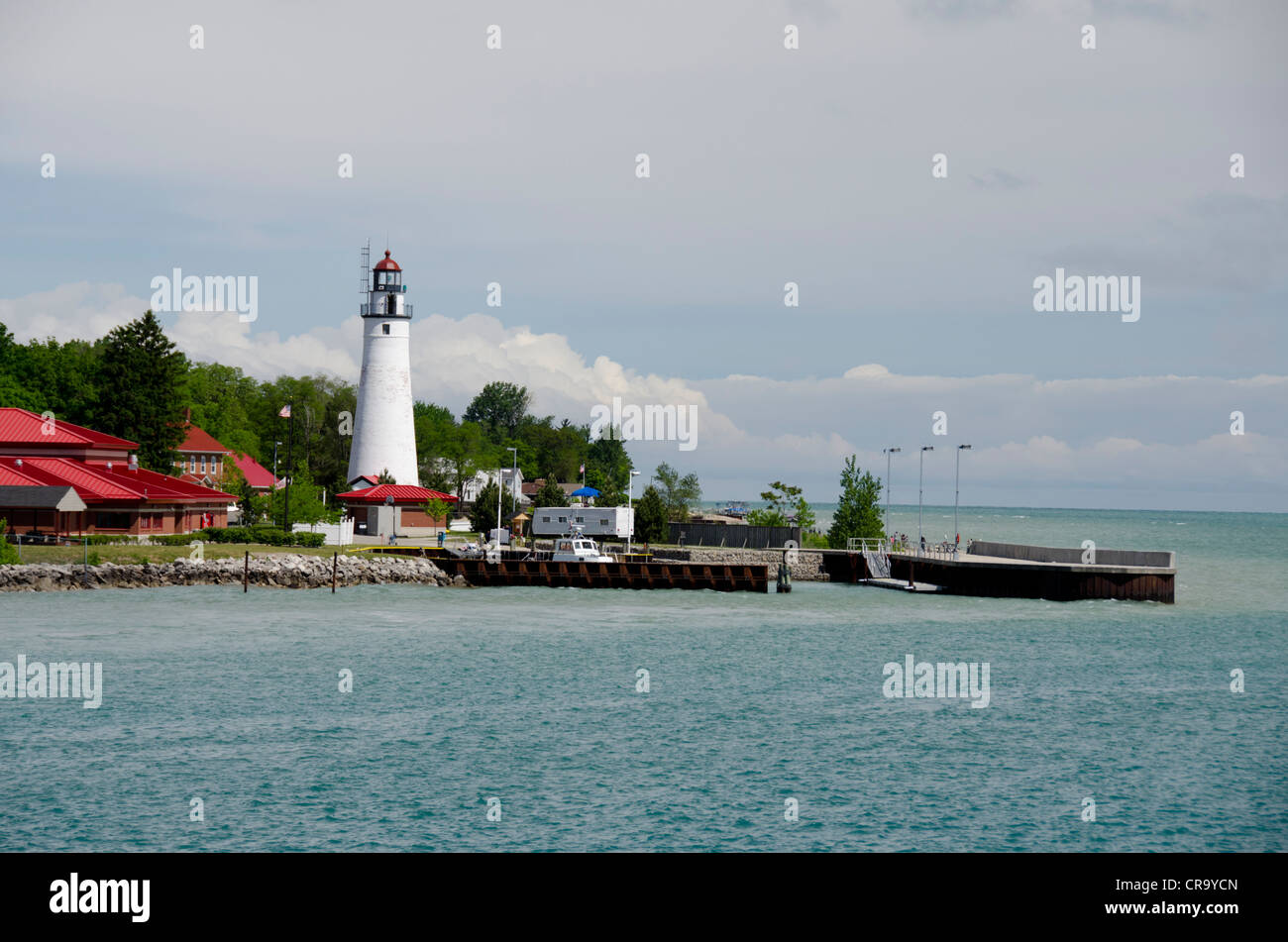 Michigan, Port Huron, St. Claire River between Lake Huron & Lake Erie