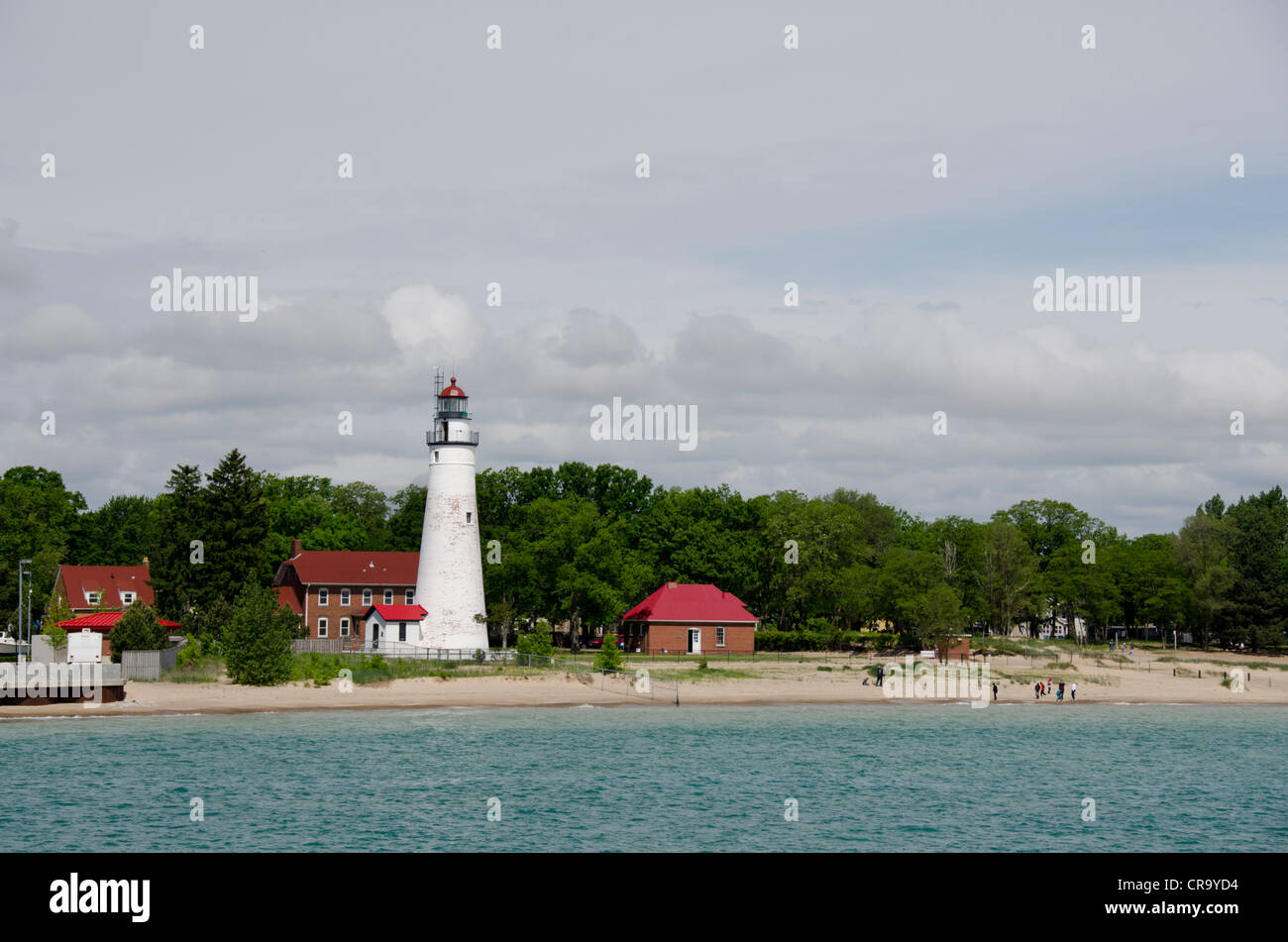 Michigan, Port Huron, St. Claire River between Lake Huron & Lake Erie