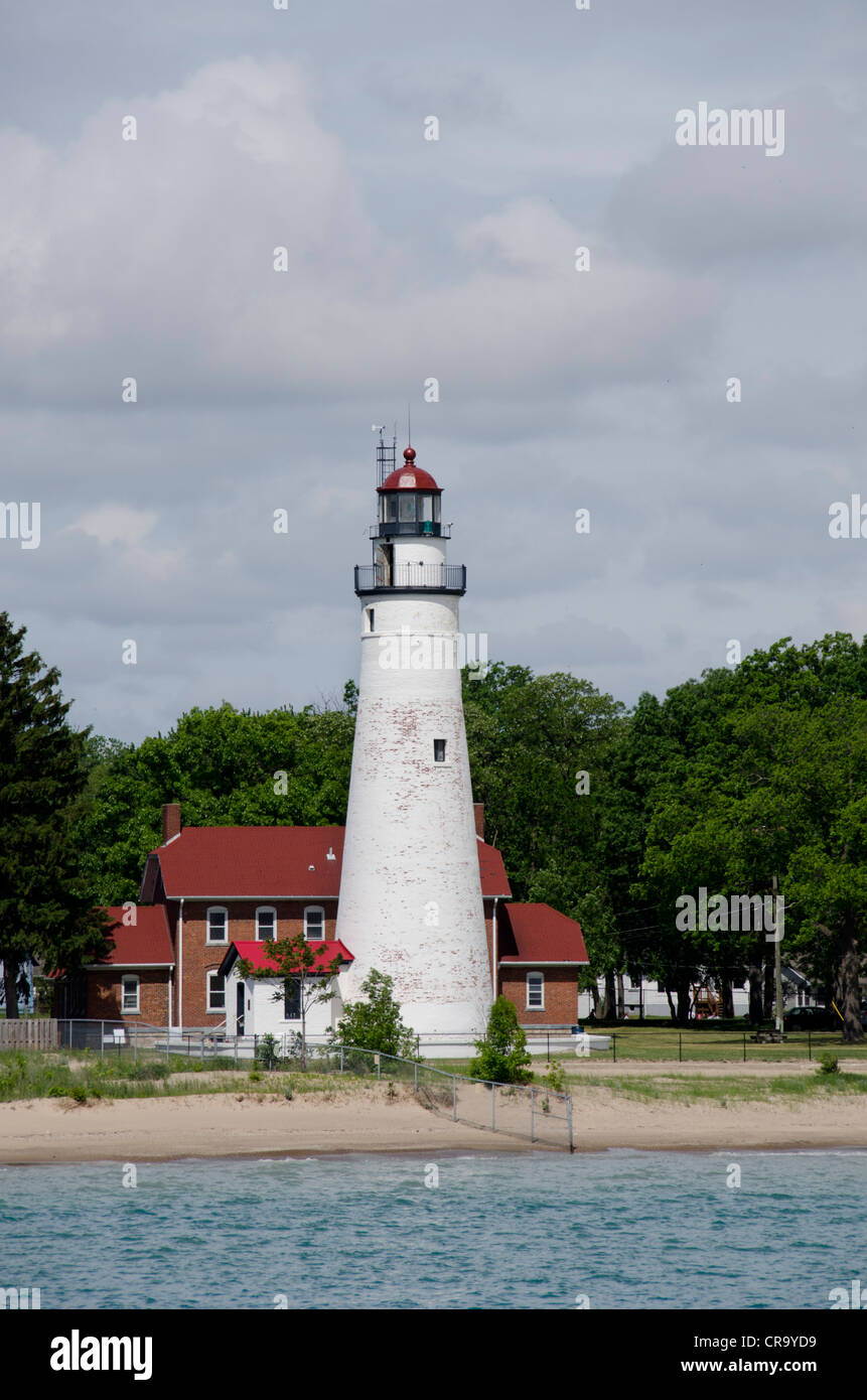 Michigan, Port Huron, St. Claire River between Lake Huron & Lake Erie