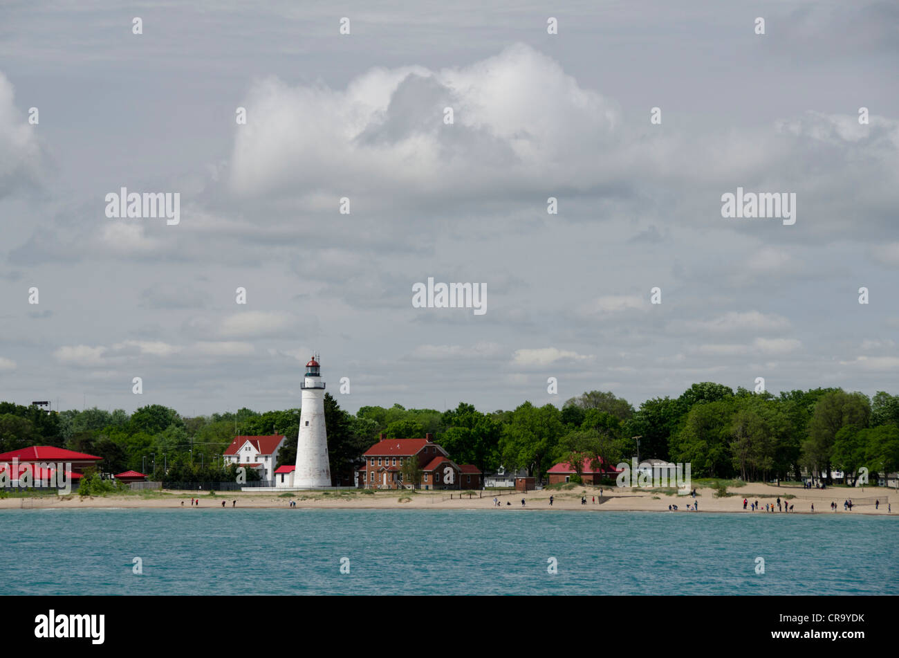 Michigan, Port Huron, St. Claire River between Lake Huron & Lake Erie