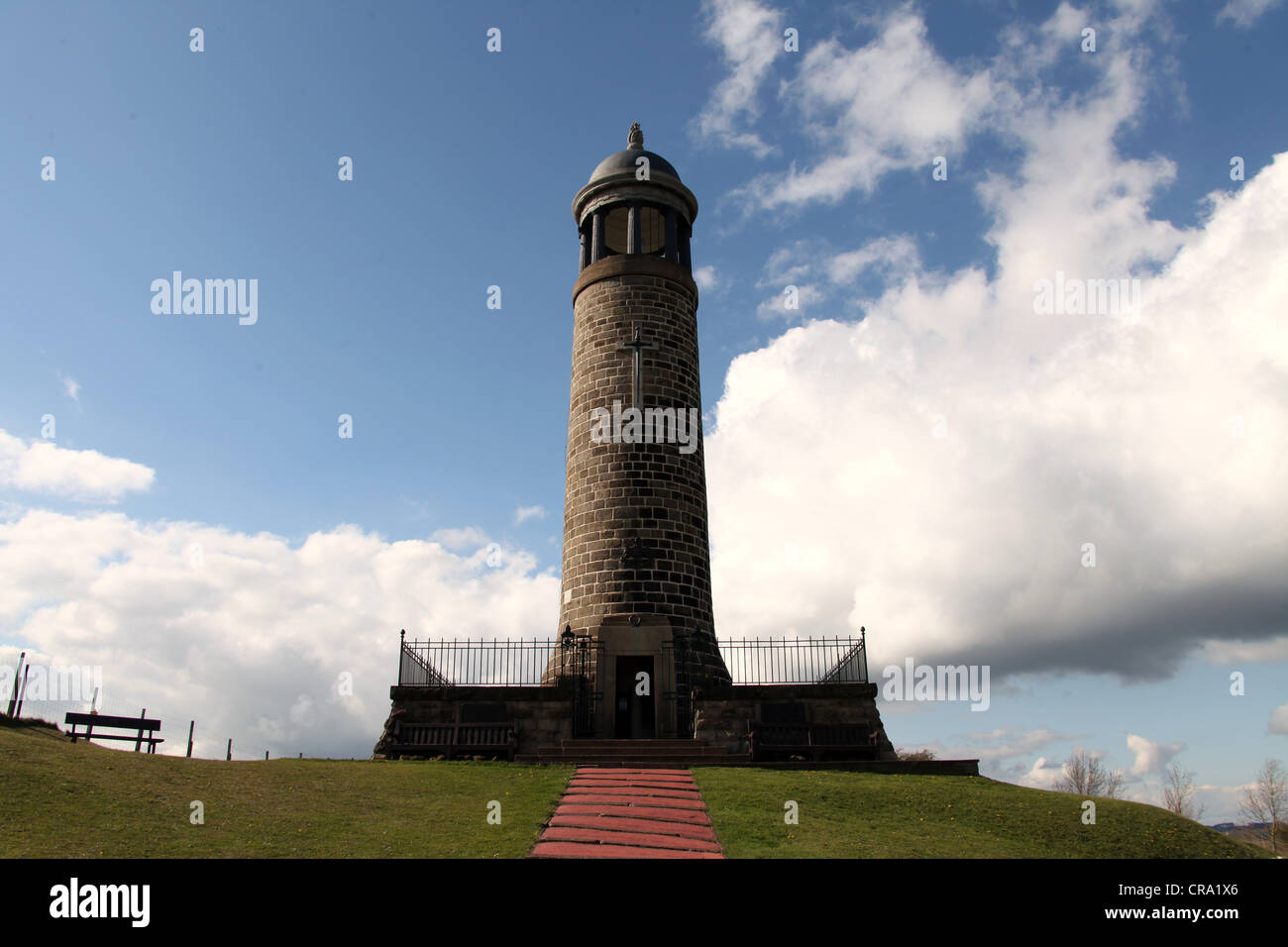 Crich Memorial Tower known as Crich Stand Stock Photo Alamy