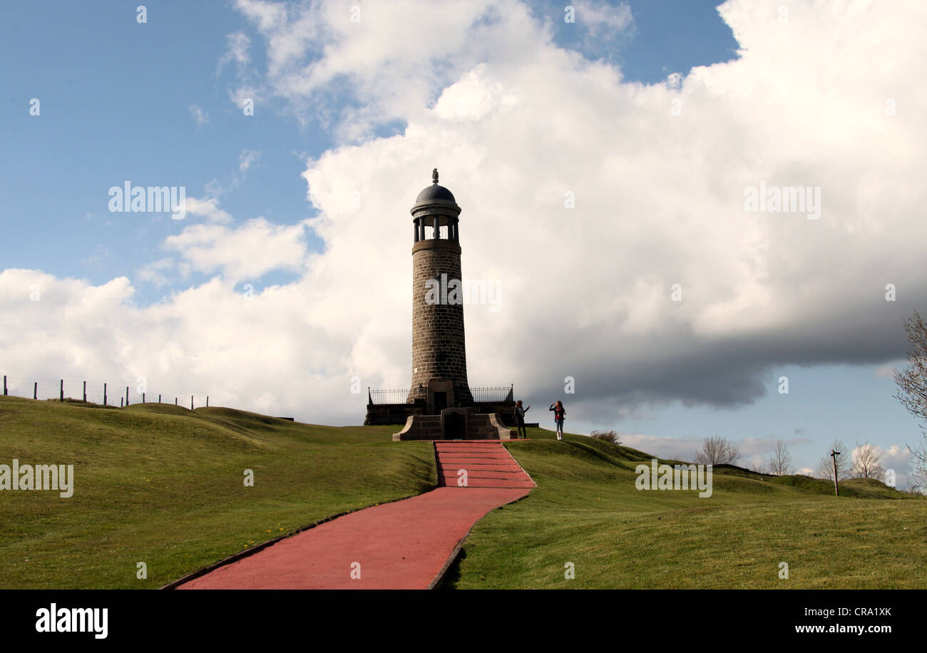 Crich Memorial Tower known as Crich Stand Stock Photo Alamy