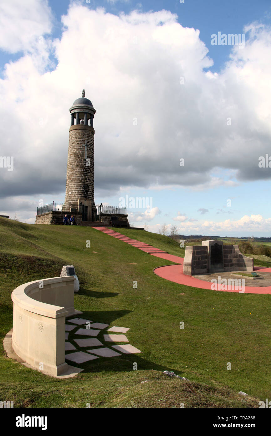 Crich Memorial Tower known as Crich Stand Stock Photo