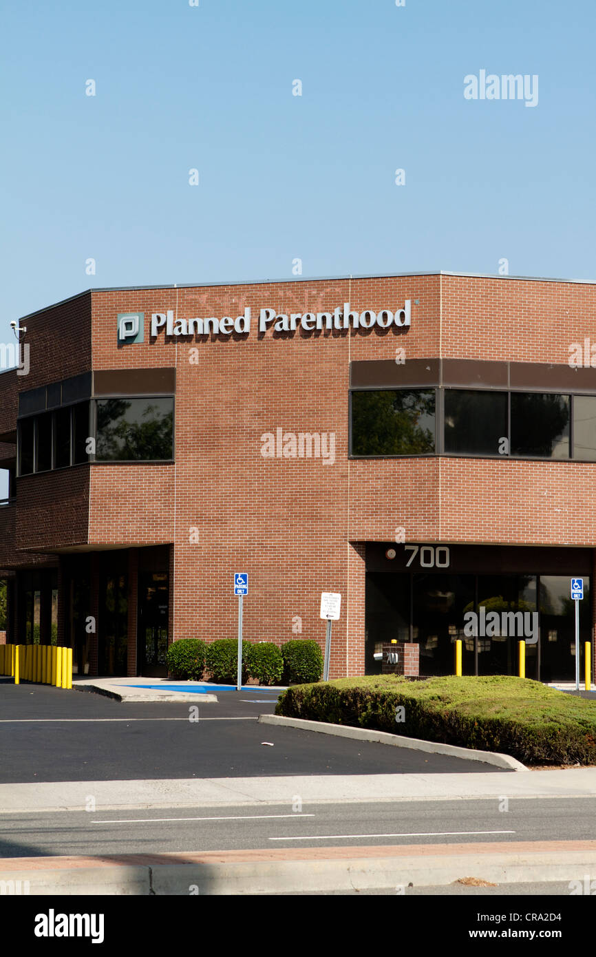 Planned Parenthood building exterior in Orange California Stock Photo
