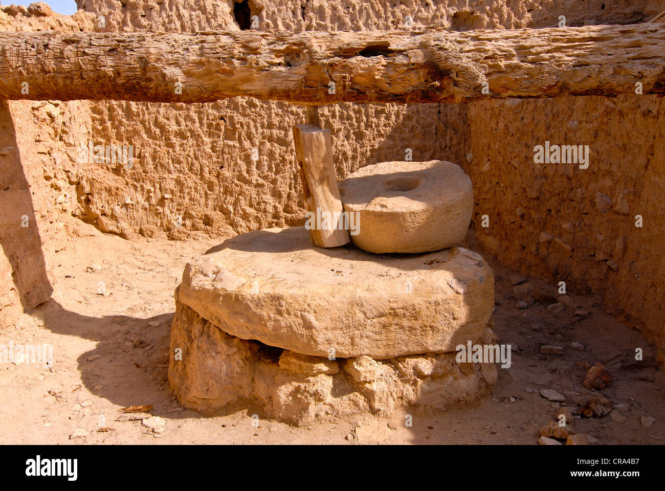Old olive press in AlZeitun, Egypt, Africa Stock Photo Alamy