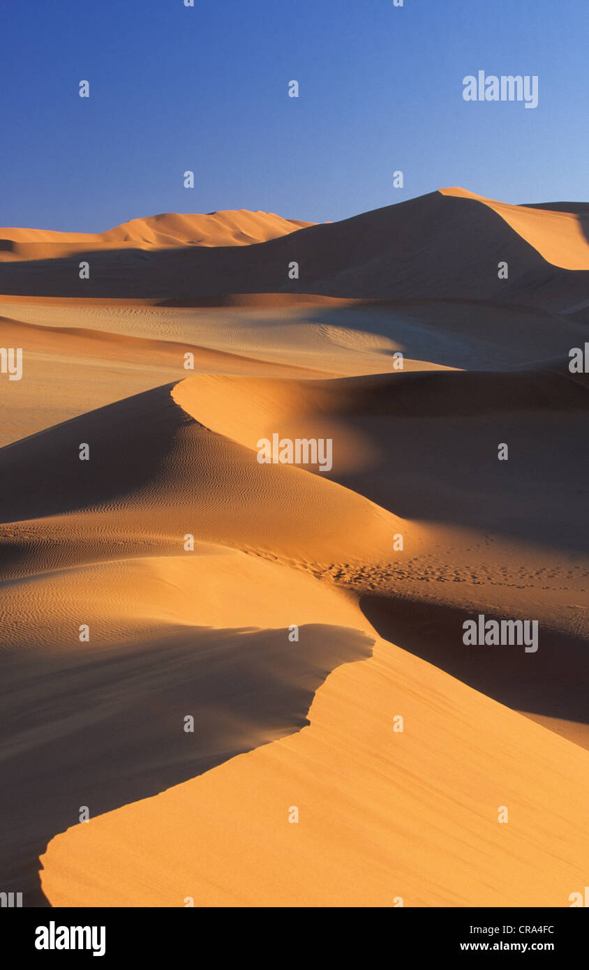 Desert dunes, Sossusvlei, Namib-Naukluft Park, Namibia, Africa Stock Photo