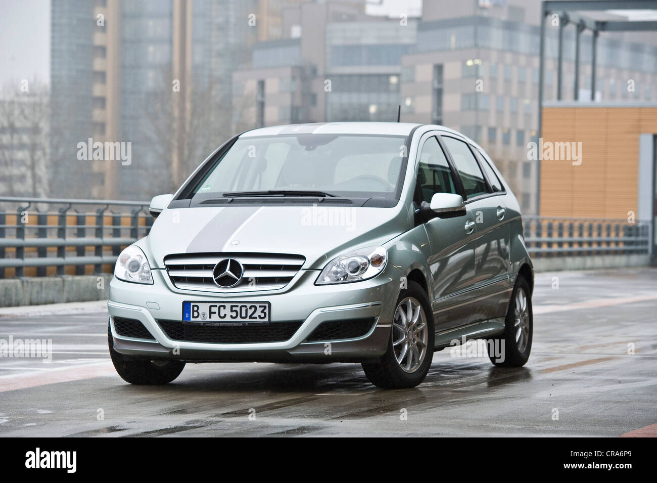 Hydrogen fuel cell vehicle, Mercedes B-class zero-emission, Berlin, Germany, Europe Stock Photo