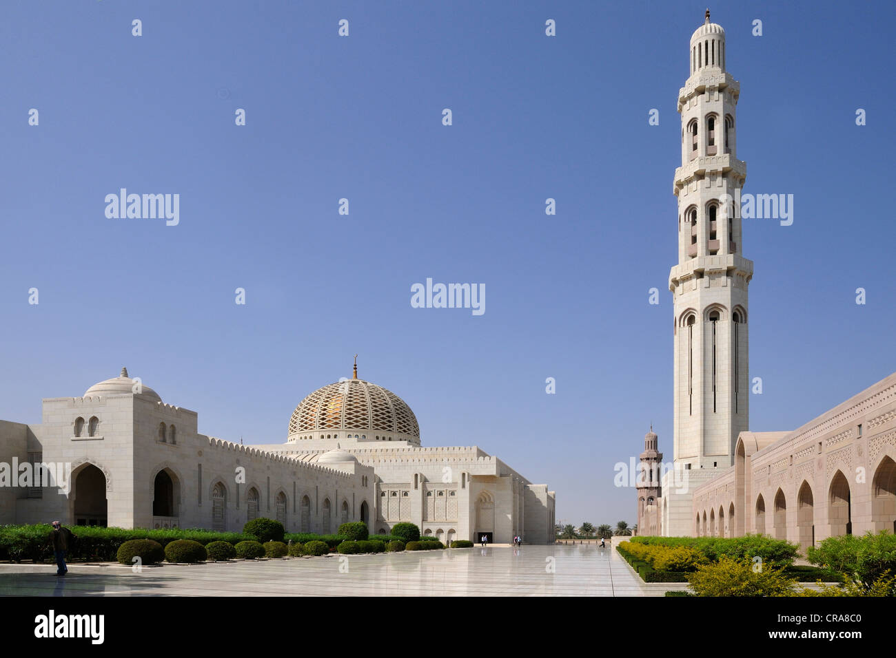 The Sultan Qaboos Grand Mosque in Muscat, the capital of Oman, Middle East Stock Photo